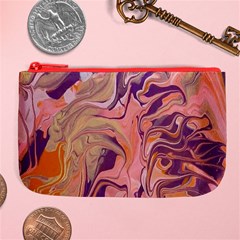 Pink ribbon Large Coin Purse from ArtsNow.com Front