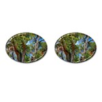 Patagonian Forest Trees Close-up, Rio Negro Province, Patagonia, Argentina Cufflinks (Oval)