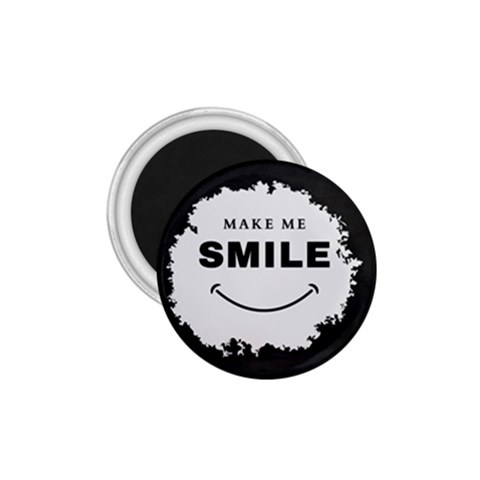 Black And White Simple Make Me Smile T Shirt 20250203 014057 0000 1.75  Magnets from ArtsNow.com Front