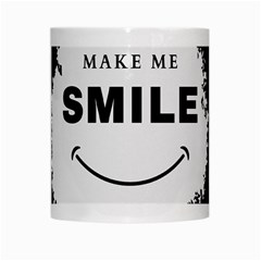 Black And White Simple Make Me Smile T Shirt 20250203 014057 0000 White Mug from ArtsNow.com Center