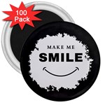 Black And White Simple Make Me Smile T Shirt 20250203 014057 0000 3  Magnets (100 pack)