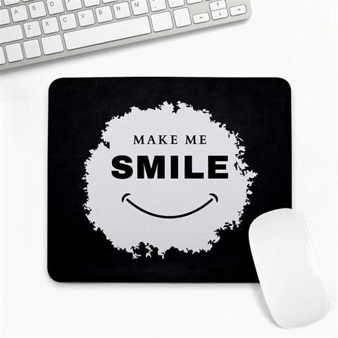 Black And White Simple Make Me Smile T Shirt 20250203 014057 0000 Large Mousepad from ArtsNow.com Front