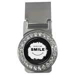 Black And White Simple Make Me Smile T Shirt 20250203 014057 0000 Money Clips (CZ) 