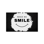 Black And White Simple Make Me Smile T Shirt 20250203 014057 0000 Sticker (Rectangular)