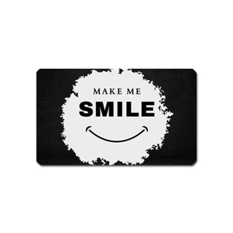 Black And White Simple Make Me Smile T Shirt 20250203 014057 0000 Magnet (Name Card) from ArtsNow.com Front