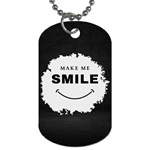 Black And White Simple Make Me Smile T Shirt 20250203 014057 0000 Dog Tag (One Side)