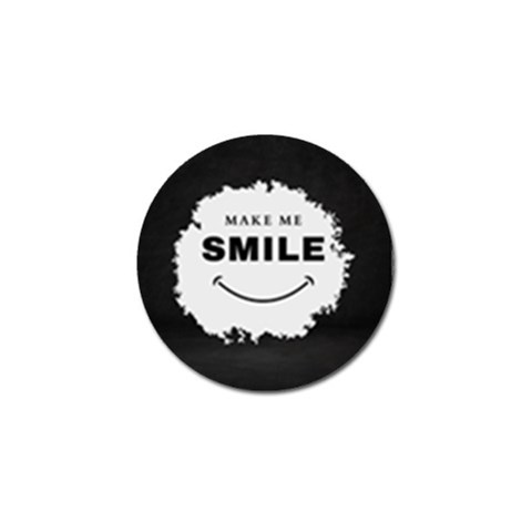 Black And White Simple Make Me Smile T Shirt 20250203 014057 0000 Golf Ball Marker (4 pack) from ArtsNow.com Front