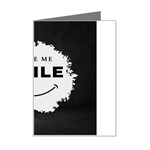 Black And White Simple Make Me Smile T Shirt 20250203 014057 0000 Mini Greeting Card