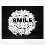 Black And White Simple Make Me Smile T Shirt 20250203 014057 0000 Rectangular Jigsaw Puzzl