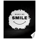 Black And White Simple Make Me Smile T Shirt 20250203 014057 0000 Canvas 8  x 10 