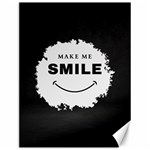 Black And White Simple Make Me Smile T Shirt 20250203 014057 0000 Canvas 12  x 16 