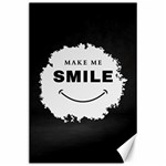 Black And White Simple Make Me Smile T Shirt 20250203 014057 0000 Canvas 24  x 36 