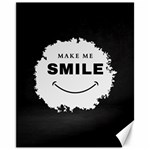 Black And White Simple Make Me Smile T Shirt 20250203 014057 0000 Canvas 11  x 14 