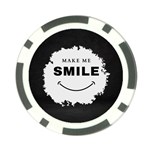 Black And White Simple Make Me Smile T Shirt 20250203 014057 0000 Poker Chip Card Guard