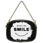 Black And White Simple Make Me Smile T Shirt 20250203 014057 0000 Chain Purse (One Side)