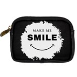 Black And White Simple Make Me Smile T Shirt 20250203 014057 0000 Digital Camera Leather Case