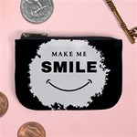 Black And White Simple Make Me Smile T Shirt 20250203 014057 0000 Mini Coin Purse