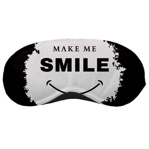 Black And White Simple Make Me Smile T Shirt 20250203 014057 0000 Sleep Mask from ArtsNow.com Front