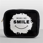 Black And White Simple Make Me Smile T Shirt 20250203 014057 0000 Mini Toiletries Bag (One Side)