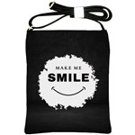 Black And White Simple Make Me Smile T Shirt 20250203 014057 0000 Shoulder Sling Bag