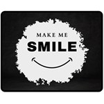 Black And White Simple Make Me Smile T Shirt 20250203 014057 0000 Fleece Blanket (Medium)