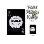 Black And White Simple Make Me Smile T Shirt 20250203 014057 0000 Playing Cards 54 Designs (Mini)