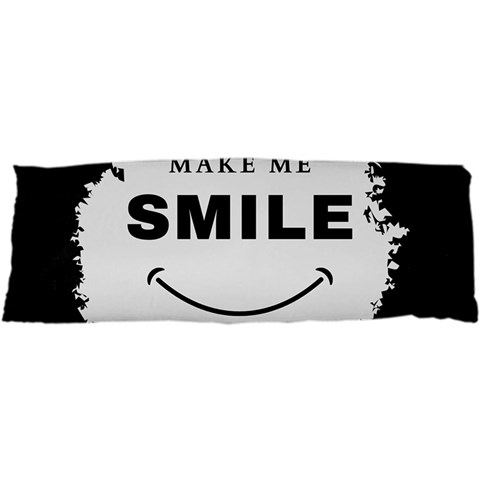 Black And White Simple Make Me Smile T Shirt 20250203 014057 0000 17 x47  Body Pillow Case Dakimakura (Two Sides) from ArtsNow.com Back