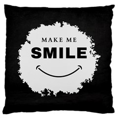 Black And White Simple Make Me Smile T Shirt 20250203 014057 0000 Large Cushion Case (Two Sides) from ArtsNow.com Back