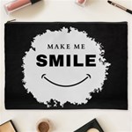 Black And White Simple Make Me Smile T Shirt 20250203 014057 0000 Cosmetic Bag (XXXL)