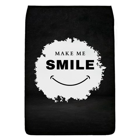 Black And White Simple Make Me Smile T Shirt 20250203 014057 0000 Removable Flap Cover (L) from ArtsNow.com Front