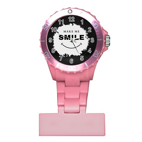 Black And White Simple Make Me Smile T Shirt 20250203 014057 0000 Plastic Nurses Watch from ArtsNow.com Front