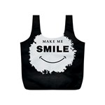 Black And White Simple Make Me Smile T Shirt 20250203 014057 0000 Full Print Recycle Bag (S)