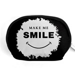 Black And White Simple Make Me Smile T Shirt 20250203 014057 0000 Accessory Pouch (Medium)