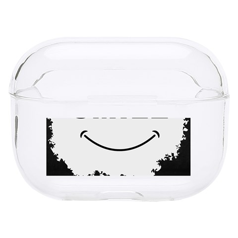 Black And White Simple Make Me Smile T Shirt 20250203 014057 0000 Hard PC AirPods Pro Case from ArtsNow.com Front