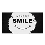 Black And White Simple Make Me Smile T Shirt 20250203 014057 0000 Satin Shawl 45  x 80 