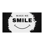 Black And White Simple Make Me Smile T Shirt 20250203 014057 0000 Satin Wrap 35  x 70 