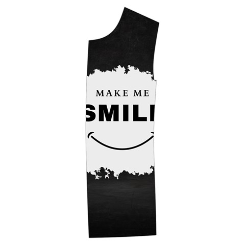 Black And White Simple Make Me Smile T Shirt 20250203 014057 0000 Kids  Stylish Hooded Puffer Vest from ArtsNow.com Front Left