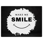 Black And White Simple Make Me Smile T Shirt 20250203 014057 0000 Premium Plush Fleece Blanket (Extra Small)