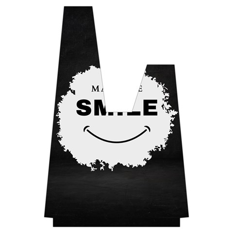 Black And White Simple Make Me Smile T Shirt 20250203 014057 0000 Japanese Wrist Knot Bag from ArtsNow.com Front