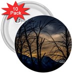 Tree silhouette at border of nahuel haupi lake, rio negro, argentina 3  Buttons (10 pack) 