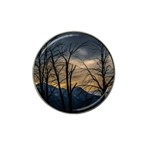 Tree silhouette at border of nahuel haupi lake, rio negro, argentina Hat Clip Ball Marker (4 pack)