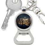 Tree silhouette at border of nahuel haupi lake, rio negro, argentina Bottle Opener Key Chain