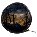 Tree silhouette at border of nahuel haupi lake, rio negro, argentina Mini Makeup Bag