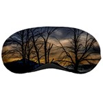 Tree silhouette at border of nahuel haupi lake, rio negro, argentina Sleep Mask