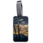 Tree silhouette at border of nahuel haupi lake, rio negro, argentina Luggage Tag (two sides)