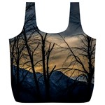 Tree silhouette at border of nahuel haupi lake, rio negro, argentina Full Print Recycle Bag (XL)