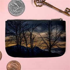 Tree silhouette at border of nahuel haupi lake, rio negro, argentina Large Coin Purse from ArtsNow.com Back