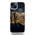 Tree silhouette at border of nahuel haupi lake, rio negro, argentina iPhone 14 TPU UV Print Case