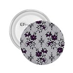 Elegant Purple Floral Jacquard Mesh Lace Fabric 2.25  Buttons