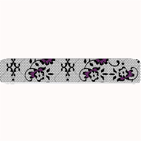 Elegant Purple Floral Jacquard Mesh Lace Fabric Small Bar Mat from ArtsNow.com 24 x4  Bar Mat